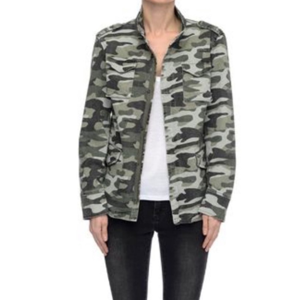 Anine‎ Bing Camo Utility Military Jacket XS Designer Luxury